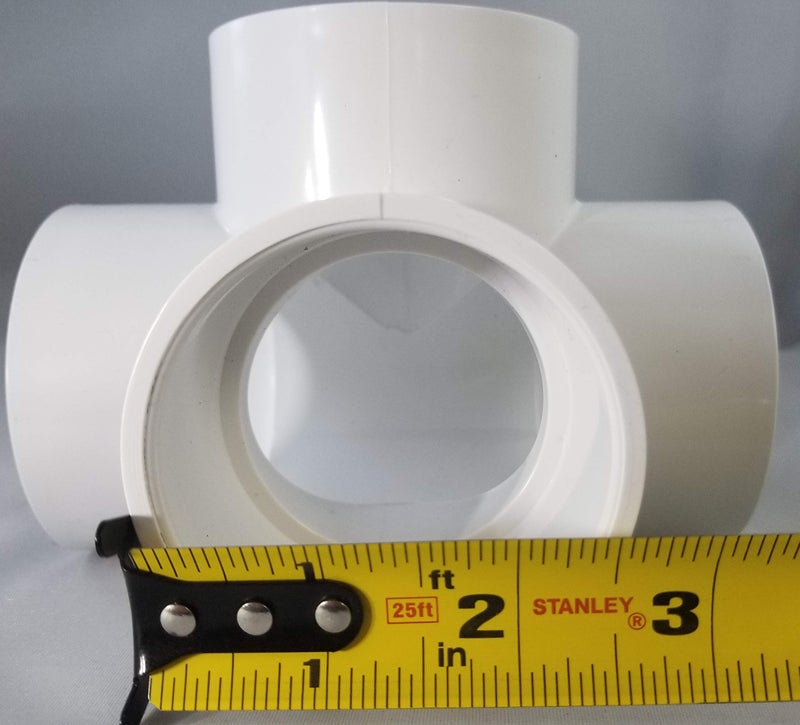 Circo PVC- 4 way L/T 2" (Furniture Grade White) - Image 3